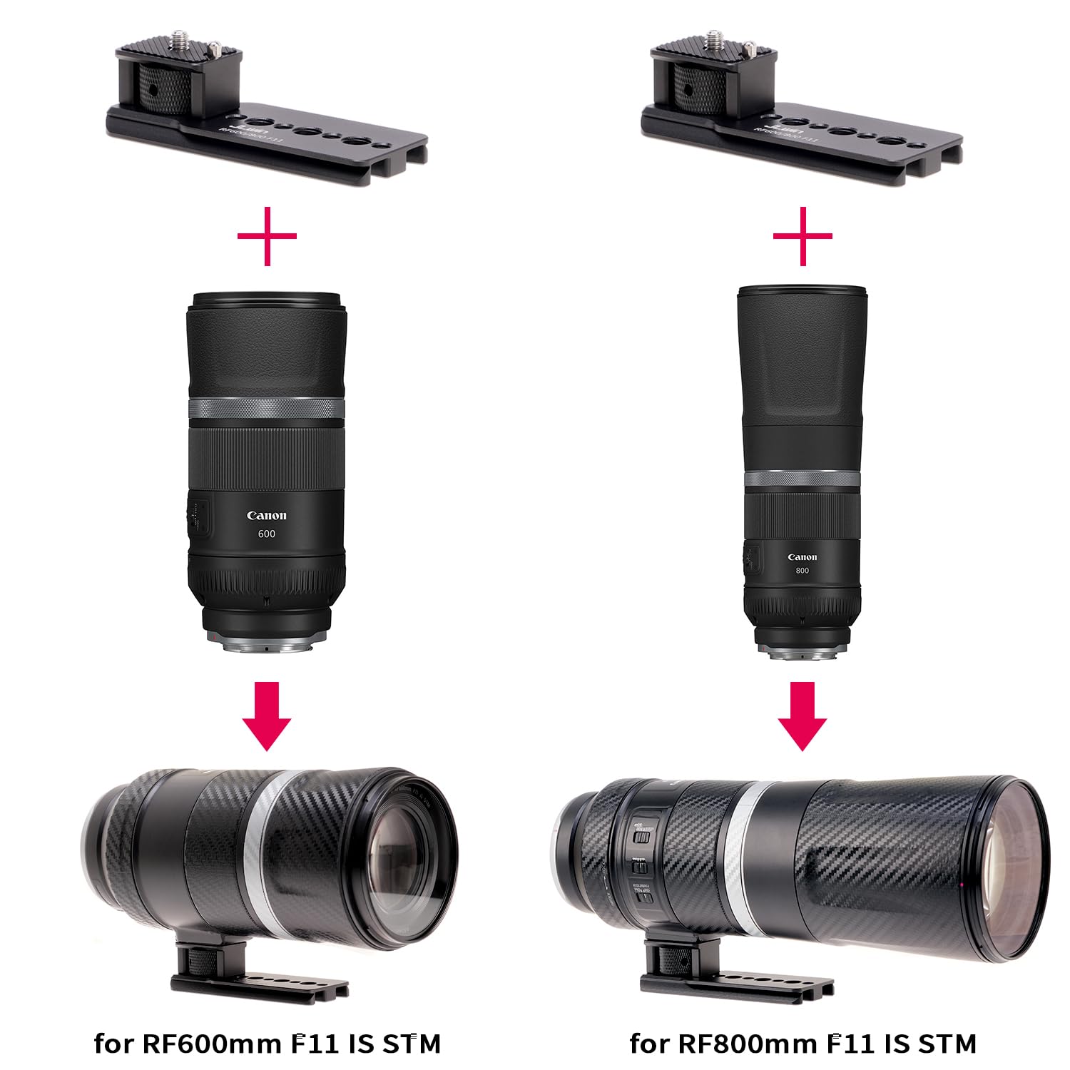 Amazon.com : Foto4easy Lens Foot Base Replacement Tripod Mount