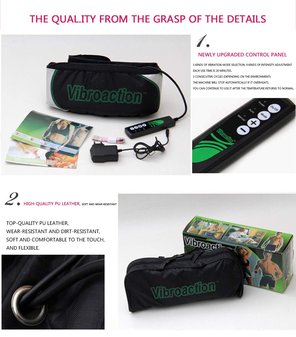Vibroaction Massagegürtel, Vibro-Form, Geeignet Für Bauch, Beine, Oberschenkel