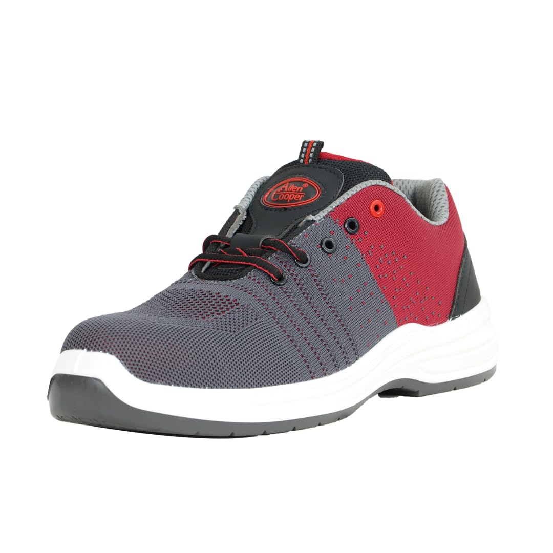 11711 Safety Shoe | Sporty Design | Composite Toe | Durable Coated Fabric Upper | Double Density PU Sole