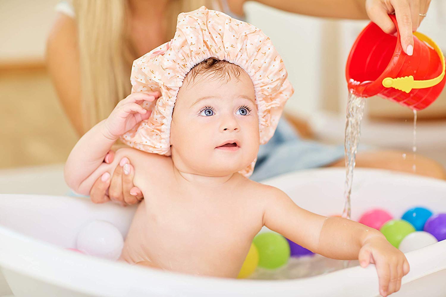 Tega Baby ® SET 5-teilig Badewanne Badesitz für Baby, ab 0 Monate mit eingebautem Thermometer - Anti-rutsch, GESCHENK für Neugeborene (allein, Eule - weiß)