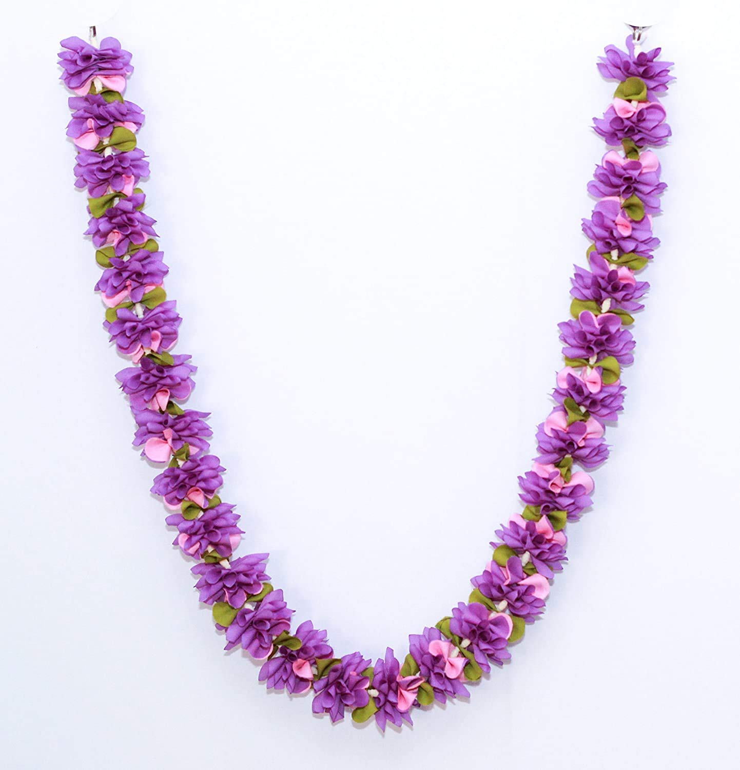 Guirlande de fleurs Chintamani Violet : fleurs artificielles durables sans entretien