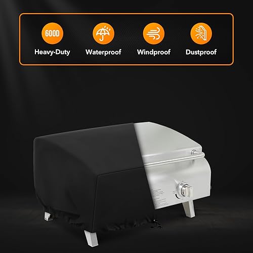 Miniatura 3 de ZBXFCSH Cubierta de parrilla resistente de 24 pulgadas compatible con Cuisinart CGG-306, Royal Gourmet de 24 pulgadas PD1301R PD1301S, Ninja OG751,