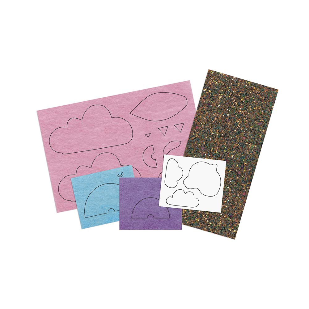 Janod - Estuche Multiactividades para Crear 6 Unicornios y Arcoíris - Les Ateliers Déco - Actividades Creativas Arte y Manualidades - Destreza y Concentración - A Partir de 7 años, J07972