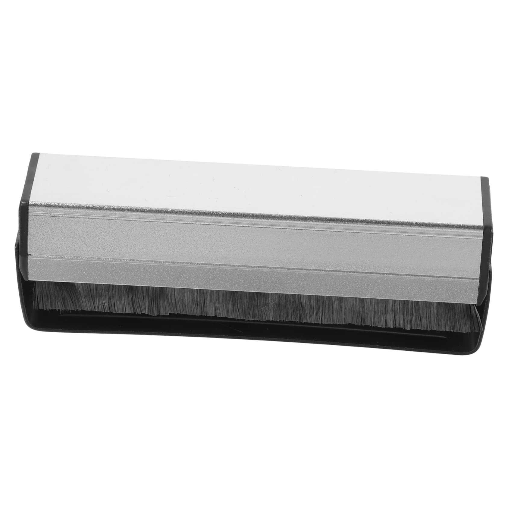Balacoo Vinyl Record Brush Set Vinyl Record Clean Brush Vinyl Care ???????? Record Cleaning Brush Records Tame Record Duster Velvet Vinyl Brush Vinyl Record Tools Aluminum Alloy Black