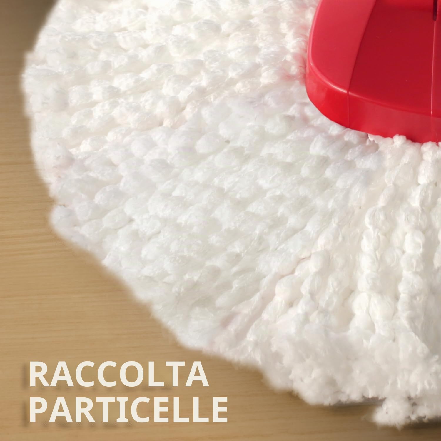 Vileda Easy Wring & Clean Spinning Mop & Secchio Set con pedale | Vileda |3 pezzi manico 130 cm |Mocio per pavimenti con strizzatore rotante | Turbo Refill 100% microfibra mop testa |