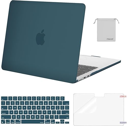 Miniatura 33 de MOSISO Funda compatible con MacBook Air de 13 pulgadas 2025 2024 2023 2022 M4 A3240 M3 A3113 M2 A2681, carcasa rígida de plástico, cubierta de