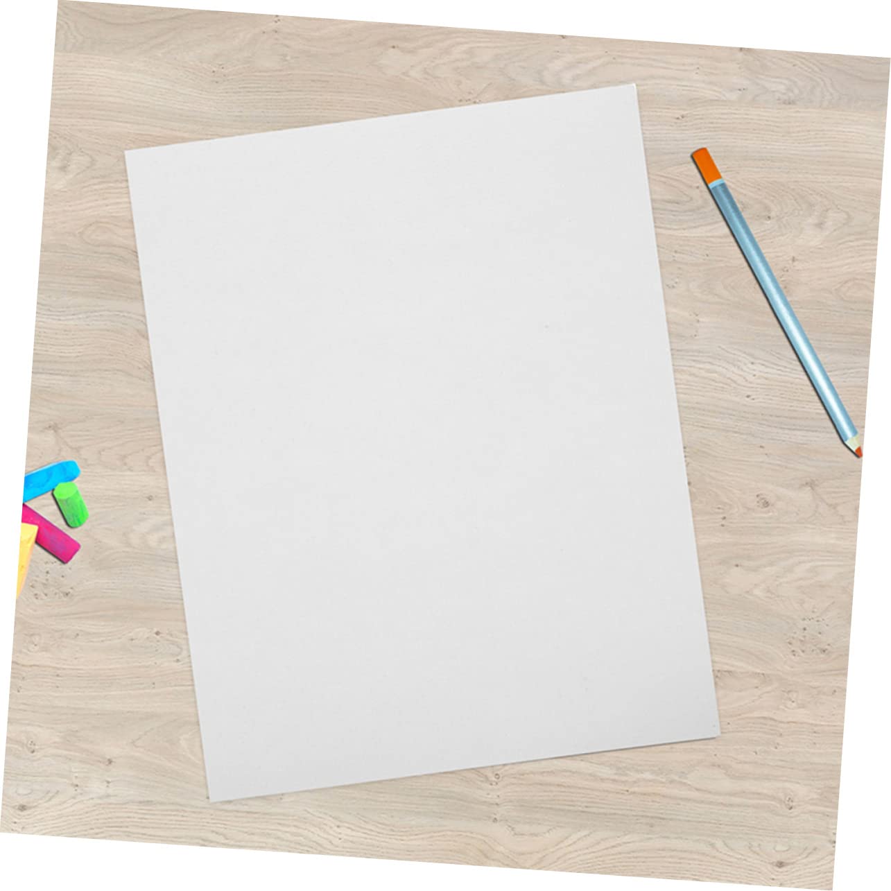 DIYEAH Papier Aquarelle Blanc 100 Feuilles, Papier Épais 160g, Format 16k, pour Peinture et Dessin à L’école pour Garçon et Filles