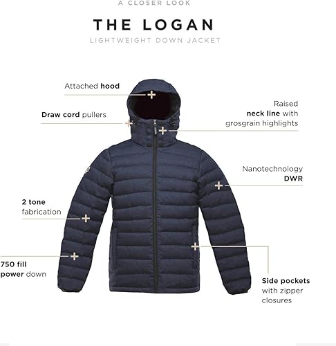 Miniatura 6 de Triple F.A.T. Goose Logan - Chaqueta acolchada para hombre con capucha - Chaqueta de plumón para hombre - Chaquetas de invierno para hombre - Abrigo