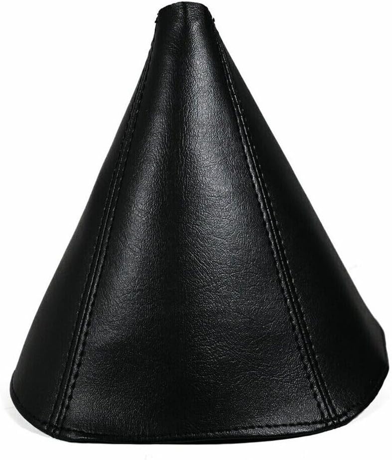 6-Speed Manual T56 Trans Shifter Shift Boot Stitch Leatherette for Pontiac for GTO 2004-2006 Center Floor Black LMP1316, adapt to your car