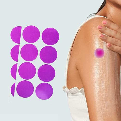 Miniatura 2 de Adhesivos UV, parche solar para protector solar, parches de protección solar de forma redonda de 0.8 pulgadas para protección UV (160 unidades por