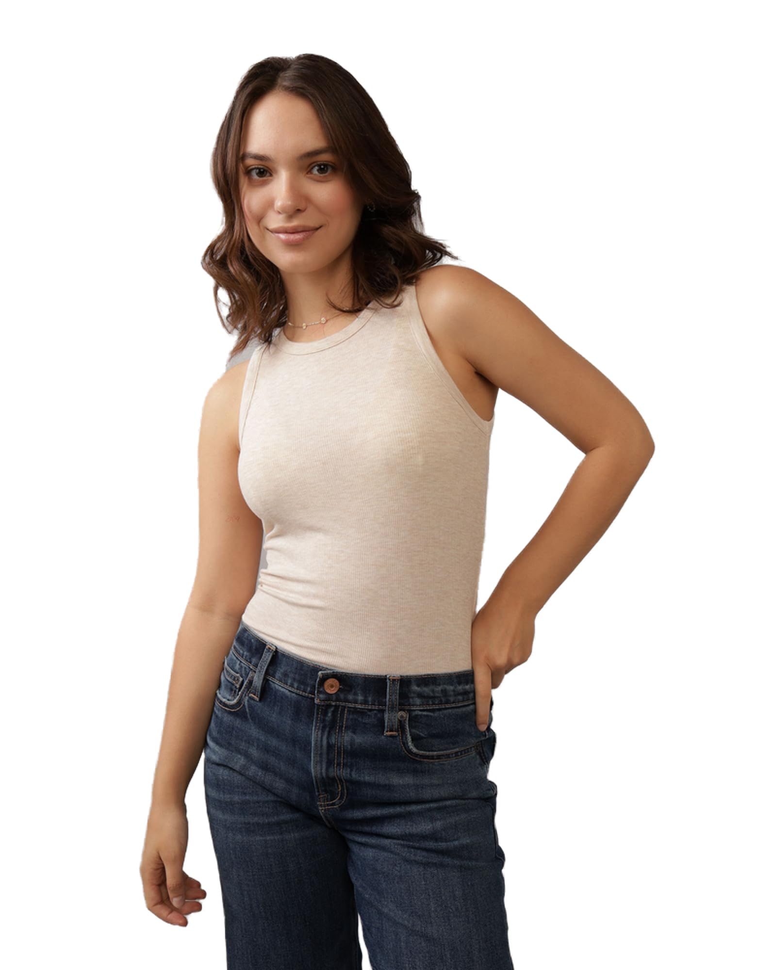 American EagleWomens 335204519_Amec676 Soft & Sexy Ribbed Classic Tank Top