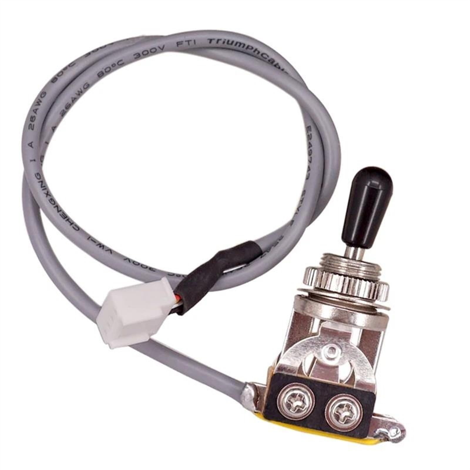 Arnés de cableado de piezas de guitarra 2X Pastillas De Guitarra Eléctrica LP Circuito De Cableado Arnés 2T2V 500K Potenciómetros Interruptor De 3 Vías Para Guitarra