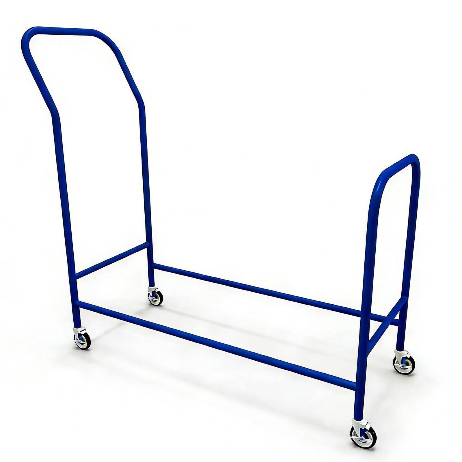 Robuster Rollwagen aus Metall mit 4 Lenkrollen, 109,2 cm, Aufbewahrungswagen für Lager, Garage, Organisation, unterstützt 299 kg – spart Platz