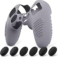 Vista 9 de PlayVital 3D Studded Edition Anti-Slip Silicone Cover Case for ps5 Edge Controller, Soft Rubber Protector Skin for ps5 Edge Wireless Controller with