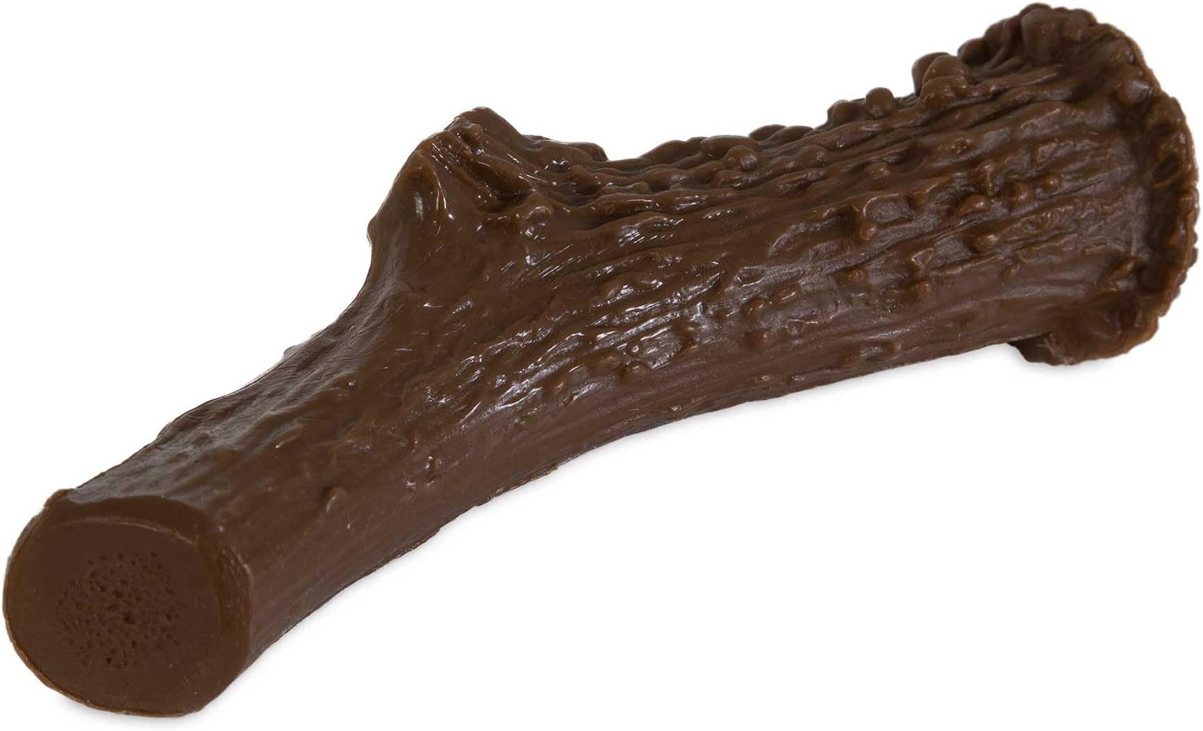 Nylon Antler BarkBone - Durable Dog Toys for Moderate & Aggressive Chewers - Peanut Butter Flavor - 5.5", Made in USA