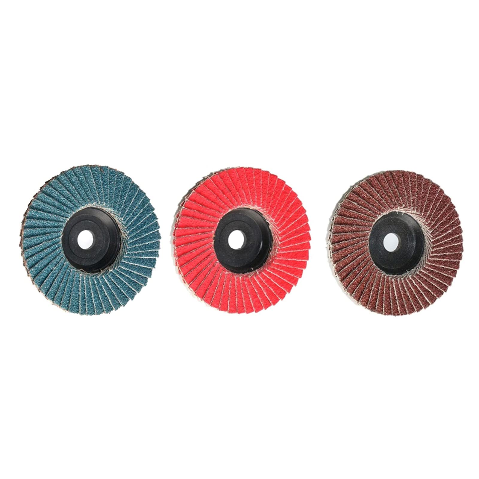 3/6 Pcs/Set Pneumatic Grinder Flap Discs Sanding Disc 3inch 80 Grits Abrasive Tool Polishing Disc For Wood Cutting