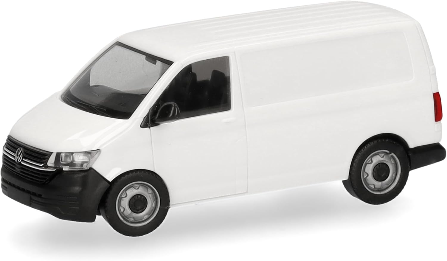 Herpa Model Building kit MiniKit VW T6.1 Transporter, White (1 Piece), on a Scale of 1:87, Plastic Miniature for Handicraft Work, Collectors Edition