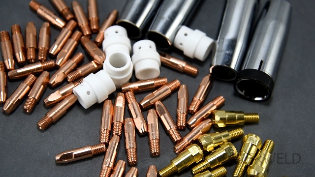 Kit 59 Pcs Consommables Soudure MIG MAG 24KD MB24 – 40 Embouts 1.2mm M6 + Buses Gaz + Diffuseurs