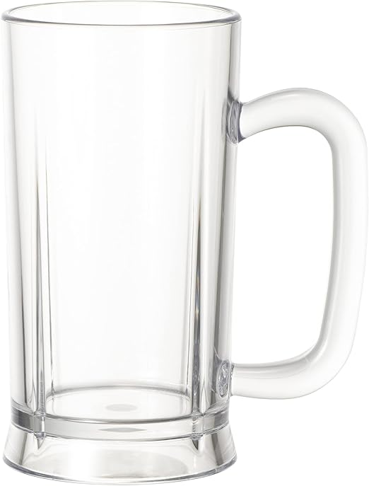 Amazon Co Jp ビールジョッキ ジョッキグラス ビアジョッキ クリア 透明 300ml 高さ13cm 食洗機対応 キャンプ向け 耐熱100度 グランピング トライタン素材 日本製 石川樹脂工業 ホーム キッチン