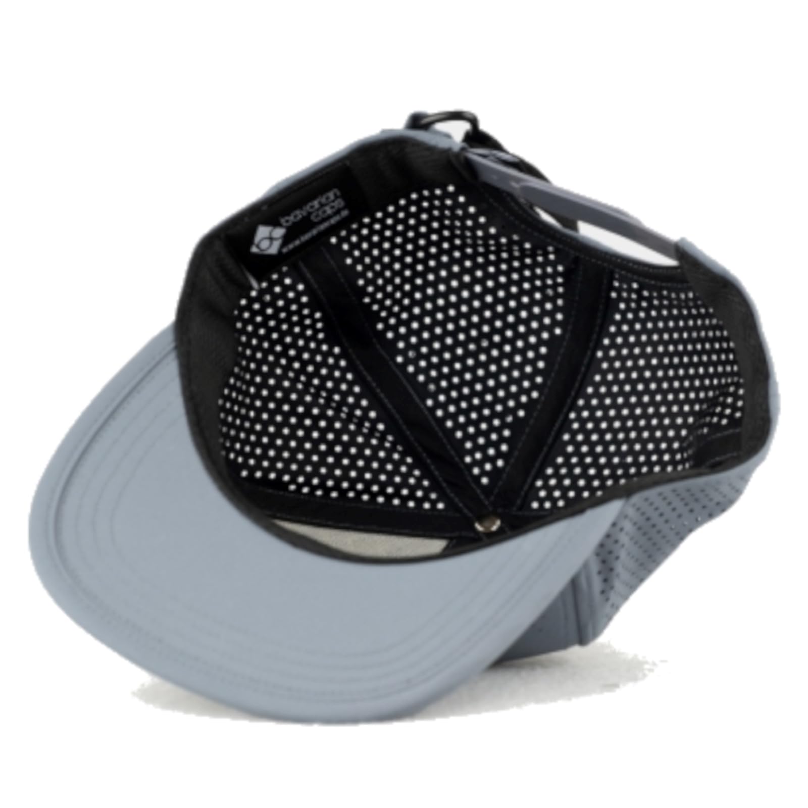 Bavarian Caps Unisex Basecap Edelweiß Outdoor v2 Snapback, Grau Blau, CX215
