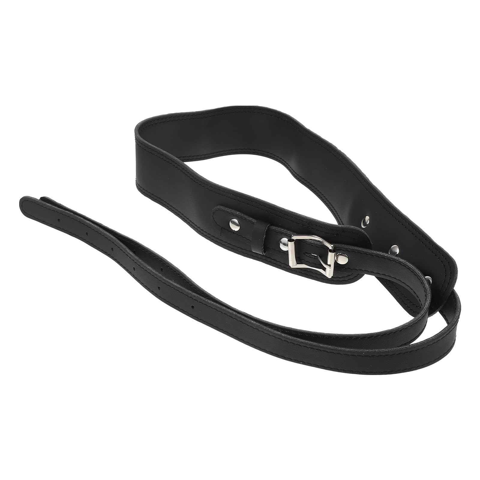 NOLITOY Correa de Hombro Ajustable para Tuba de Cuero Genuino, Cinturón Cómodo y Resistente para Instrumentos de Viento, Accesorio Portátil para Trombón y Tuba, Uso en Actuaciones