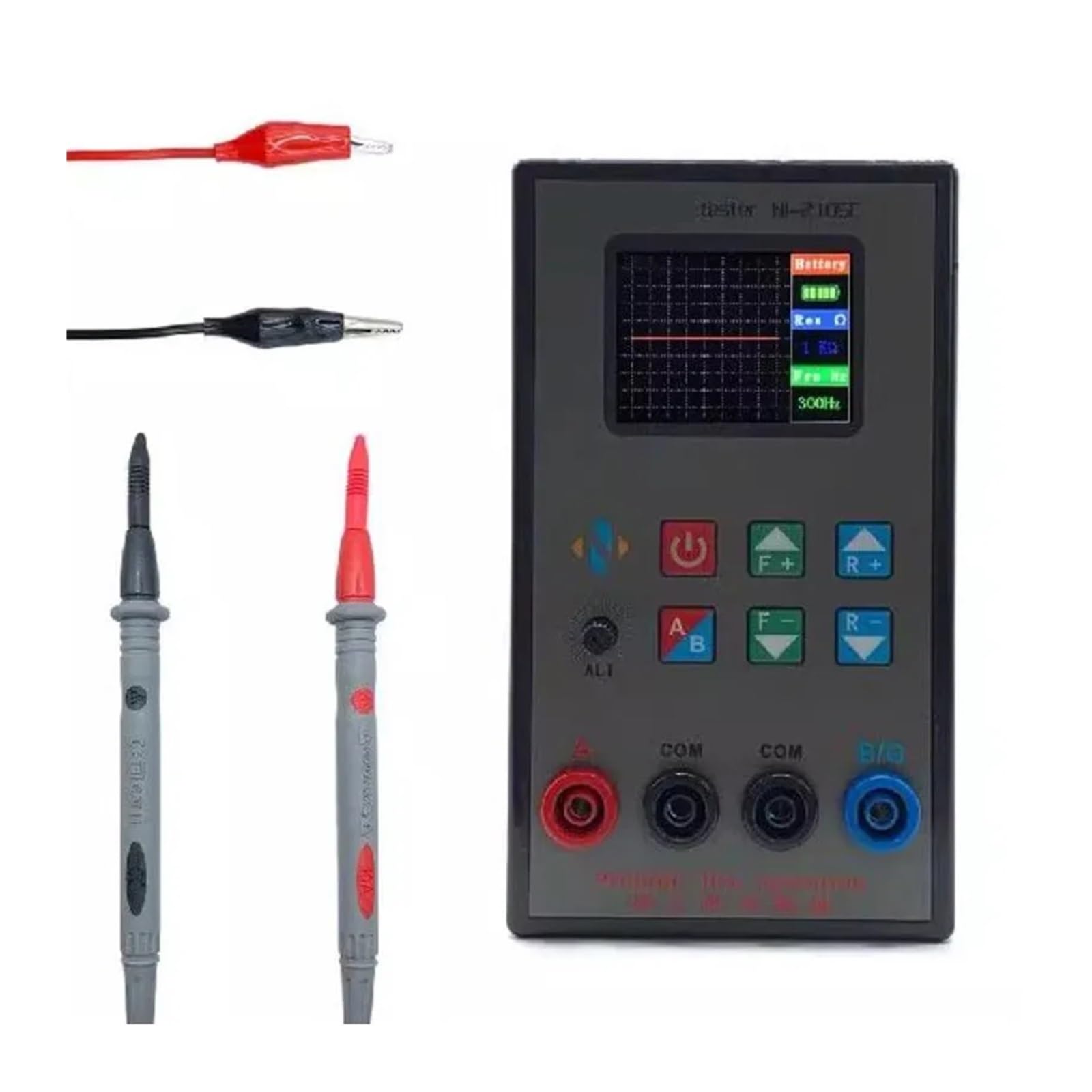 Probador de curva VI de canal dual portátil NI-210SC con 18 niveles de frecuencia ajustables y pantalla TFT de 2,0 pulgadas
