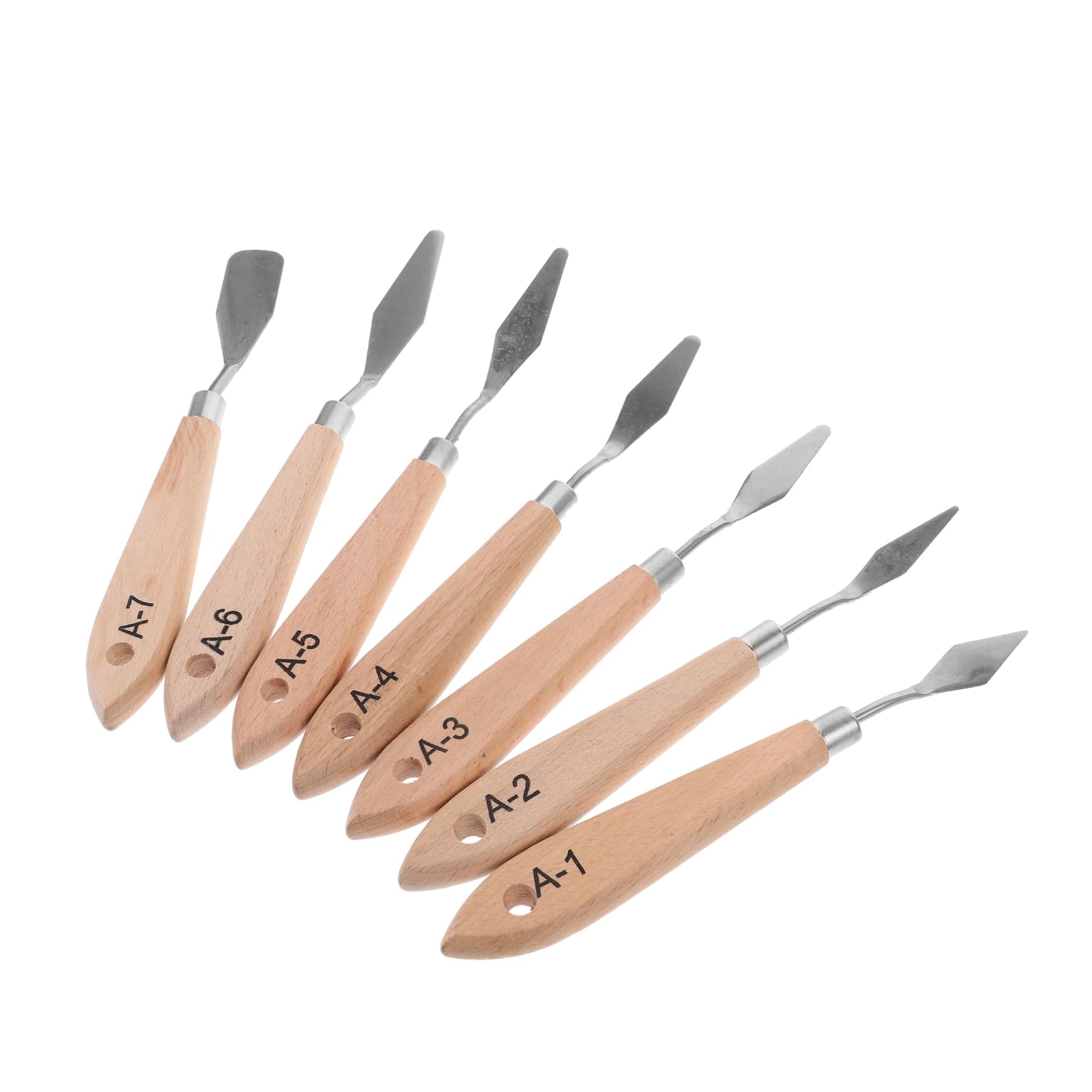 DOITOOL 4 Ensembles Set De Couteaux À Palette Inoxydable Avec Outils De Peinture Pour Mélange Application Sur Toile 7 Pièces * 4