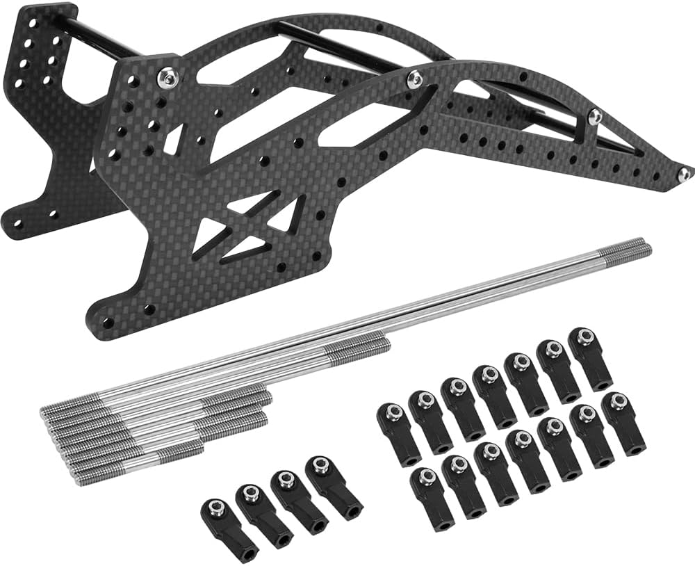 EPINON RC Crawler Shafty Chassis 4.1mm 3K MOA Carbon Fiber