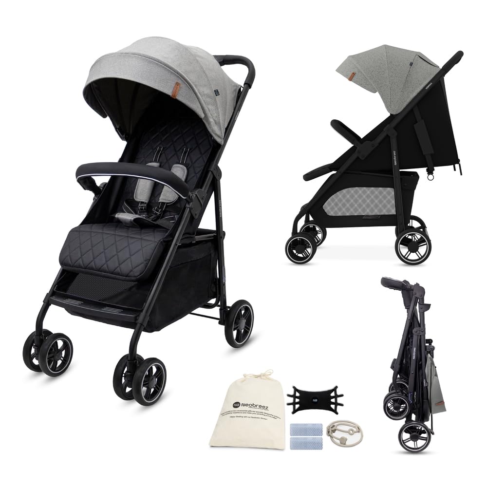 Vom X1 Sibling/Twin/Double Side by Side Baby Toddler Stroller, Pushchair,One-Hand Fold, Waterproof Canopy, Gift Bag,Phone Holder,Toy Strap,Reflective Sticker,0-3yrs,15kg,3yrs Warranty-image-19