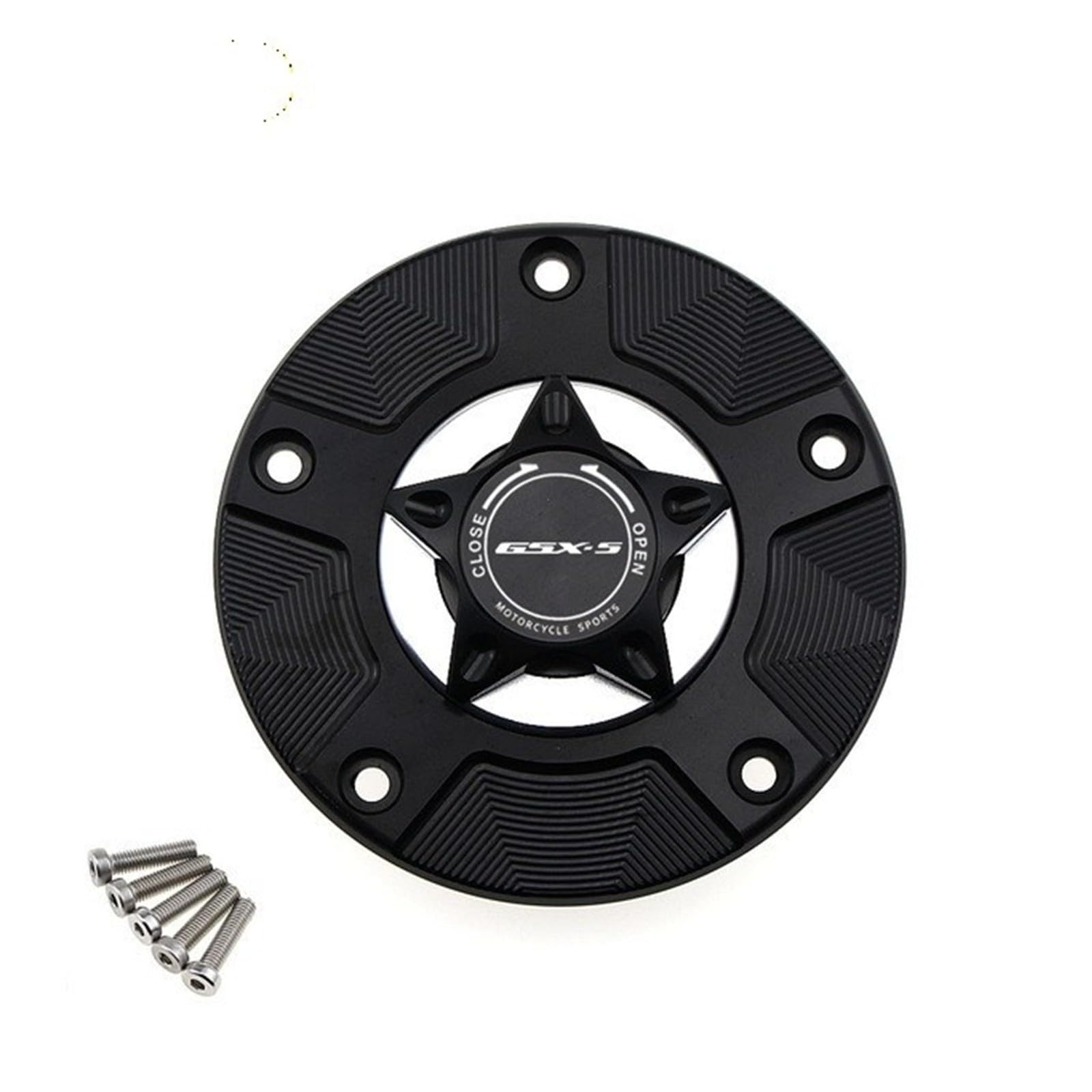 Keyless motocykl pokrywa zbiornika paliwa pasuje do GSXR 600 750 1000 GSXS750 GSXS1000 HAYABUSA GSX1300R SV650 SV1000 Śruba(Srebro)