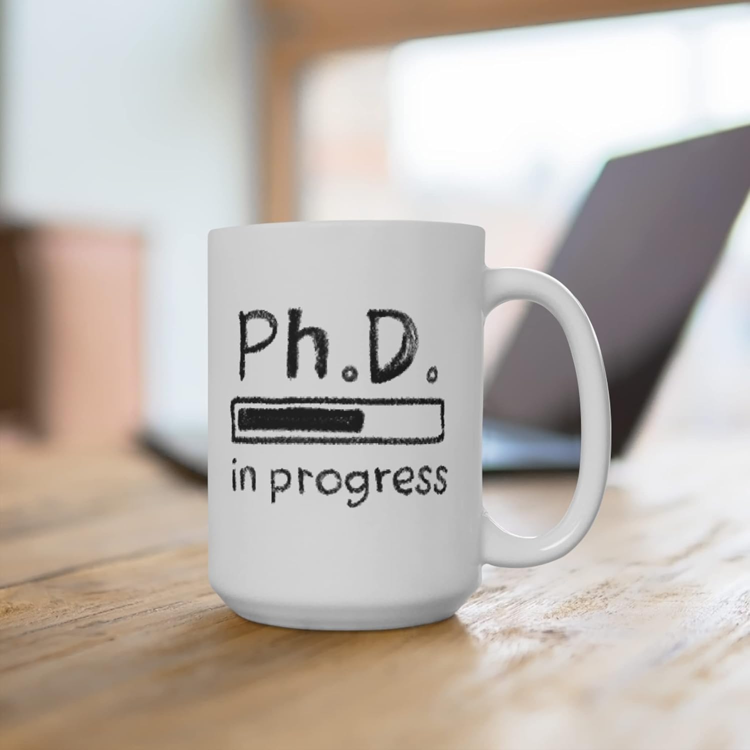 Panvola PhD in Progress Future Dr Doctor Medical Doctorate Student Graduation Gift Ceramic Coffee Mug Novelty Drinkware (15 oz, White) - Image 8