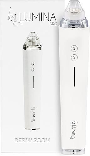 Lumina NRG - Eliminador de puntos negros para cara - Cámara de zoom 10x para precisión - Herramienta extractora de poros facial elimina aceite,