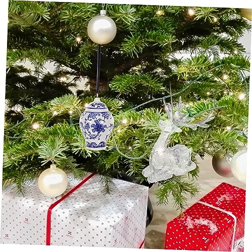 TIDTALEO decoração de casa criatividade pingentes de artesanato enfeites de natal de ceramica orname