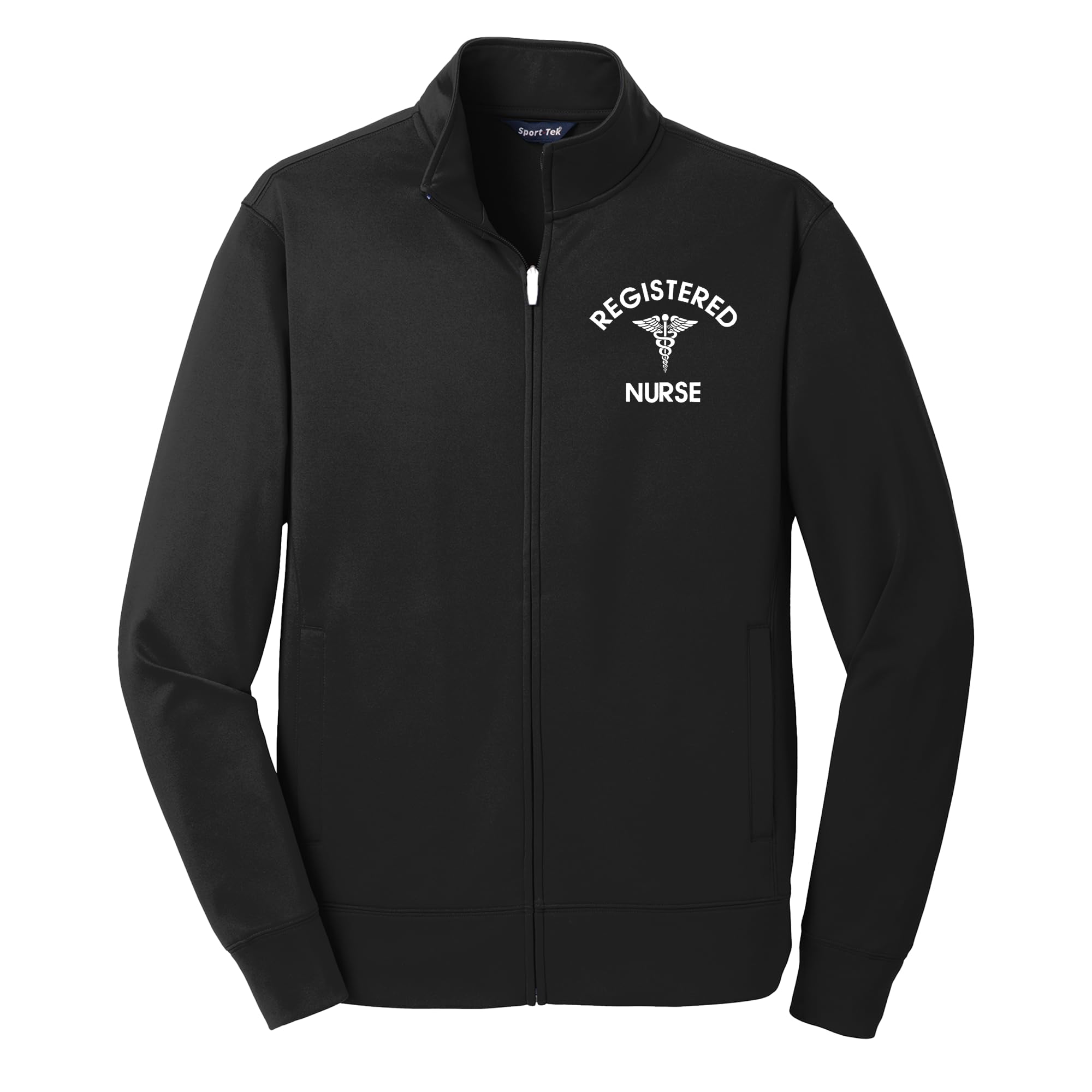 The Crafty Engineer Custom RN Lightweight Fleece Full - Zip Nurse Fleece Jacket