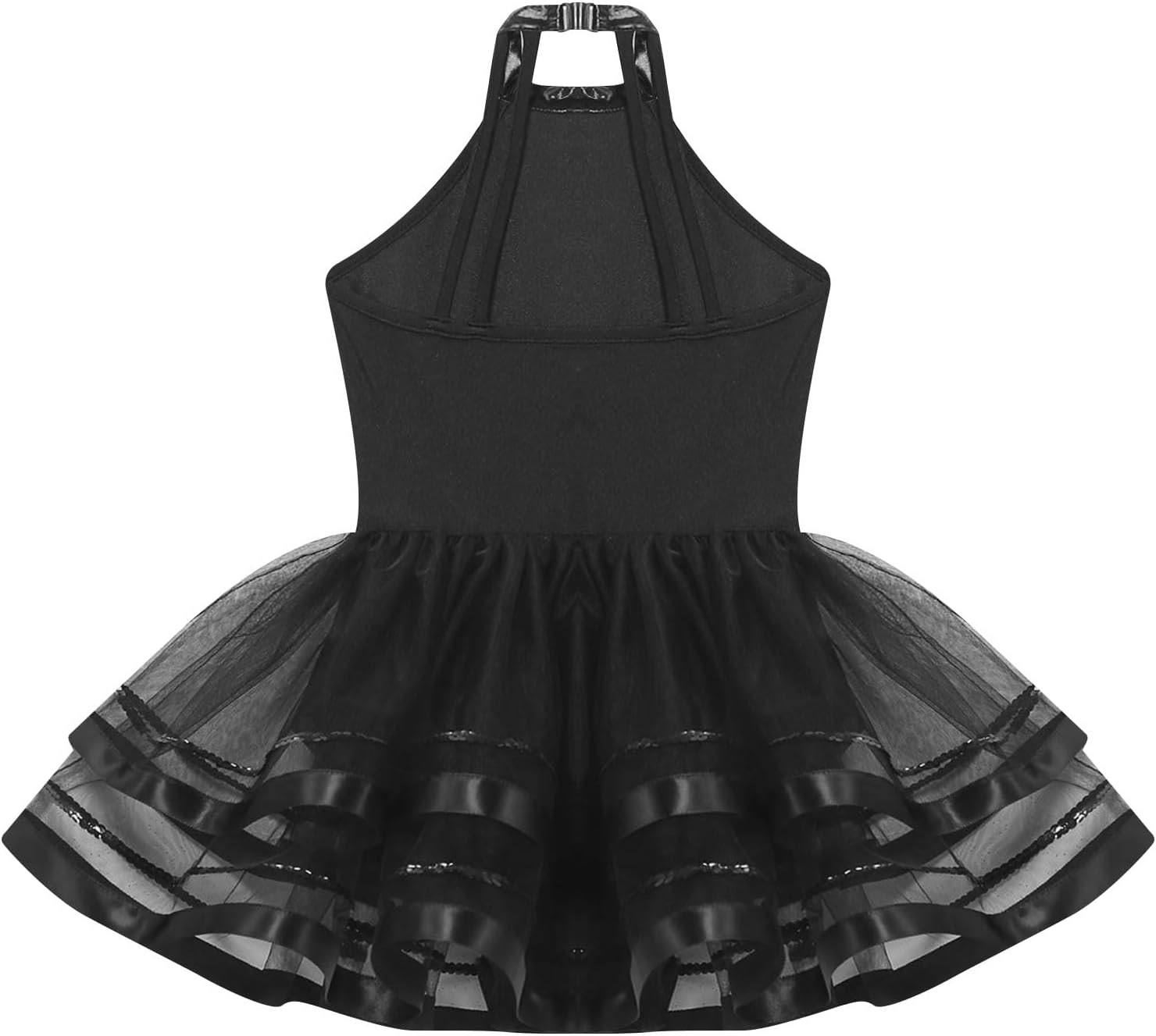 Girls Dance Dress Sets Cheerleading Outfit Mesh Garment | Cheer Leader Dress,Dance Outfits,Cheerleading Uniform,Tulle Tutu,Shiny,Sequins,Sleeveless,Pom Poms,Skill Contest Garment