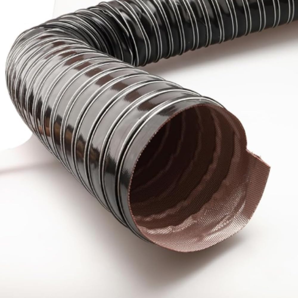 13ft to 32ft Flexible Silicone Air Duct Hose - Heat Resistant Vent Pipe for Automotive & HVAC Systems, 2.5 to 10 Inch Diameter Ventilation Ducting (4m/13.1ft, 80mm, 3 1/8in)