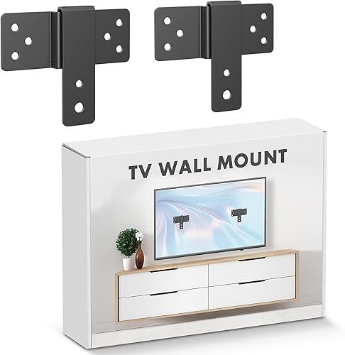 Soporte ultra delgado sin pernos, se adapta a televisores de 32 a 100 pulgadas, máximo de 150 libras, pantallas planas LEDLCD y monitores (estilo 1)