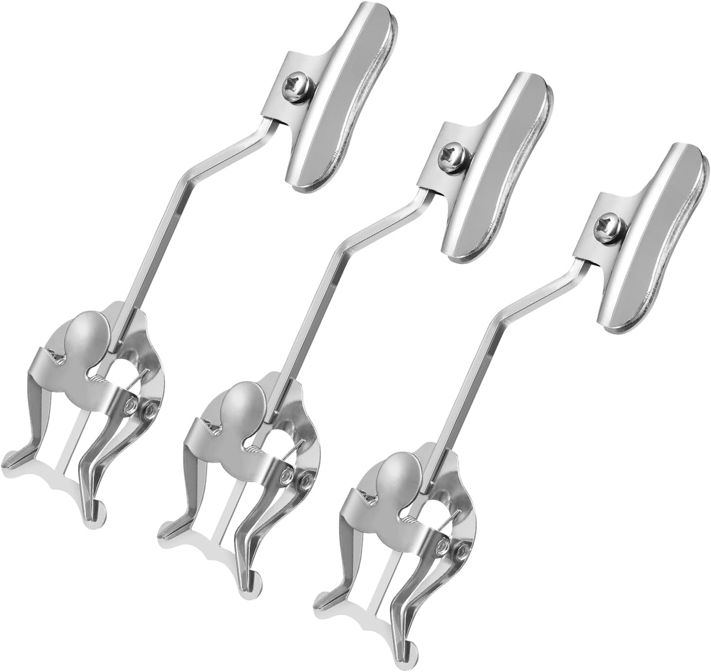 YARNOW 3pcs Trumpet and Trombone Marching Band Sheet Music Lyre Clamp-on Clip Holder for School Parade and Festival Performances