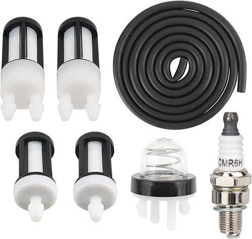 Miniatura 5 de AUTOKAY Filtro de combustible y tubo de combustible para Stihl BR600 BR550 BR500 Soplador de hojas Parte 4282 007 3600, 10 x Filtro de combustible