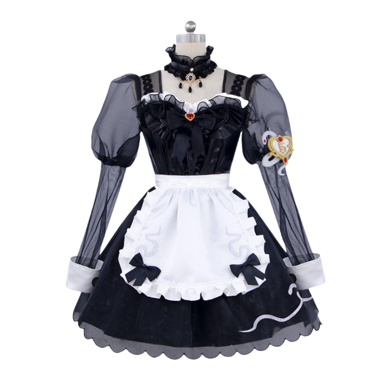 【やみ】第五人格 舞女「悪の華」コスプレ衣装 フルセット 三分妄想1/3Delusion】IdentityV 第五人格 少女 悪の源 コスプレ