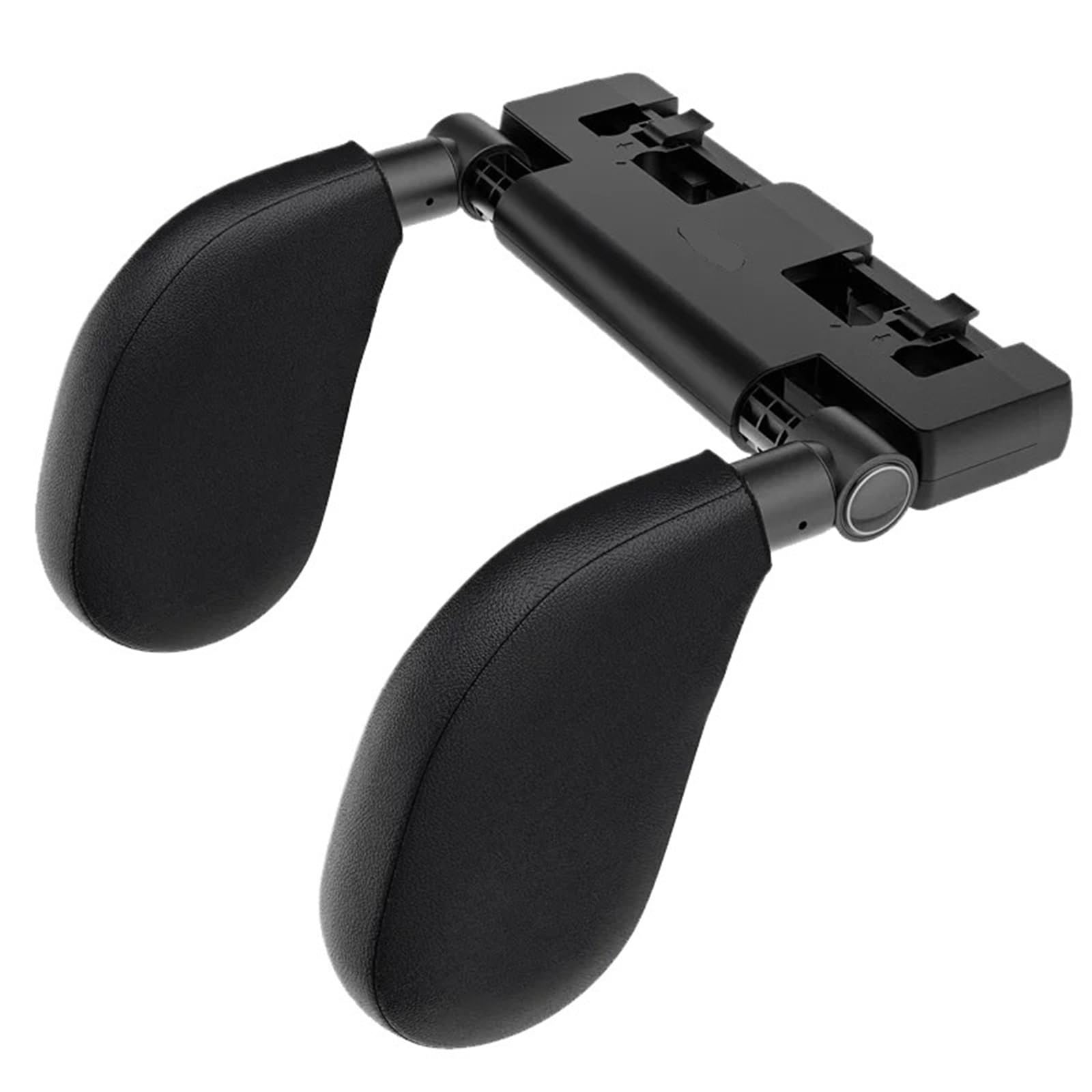 Poduszka podtrzymująca kark Poduszka zagłówka samochodu, zagłówek Road Pal z zagęszczonej pianki Memory, poduszka podtrzymująca szyję(A05-black2pcs)