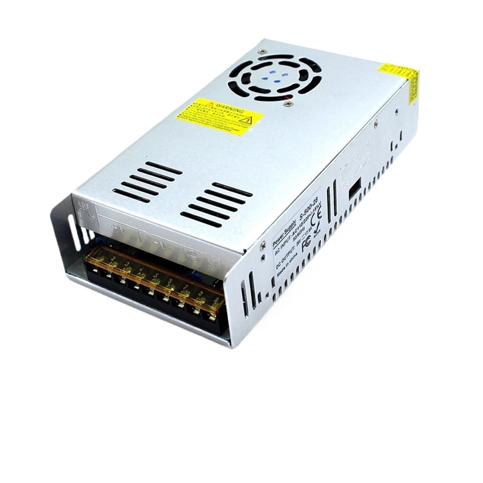 FCARUMIQP Power Supply Switch DC 28V 17.9A 500W Driver AC110V 220V to DC28V Supplies for Led Strip lamp CCTV Stepper