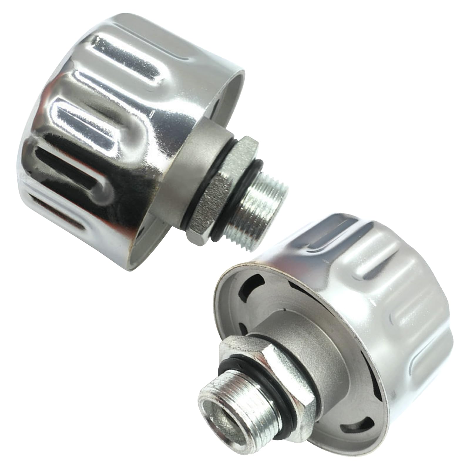 HSOKEW Hydraulics Brea-thers Cap, 1 Inch Metal Vent Bre-ather Cap Hydraulic Oil Fuel Filler Brea-ther Tank Oil Cap Universal Brea-ther Cap Twist in Valve Cover A-ir Bre-ather Cap for Reservoir Tank