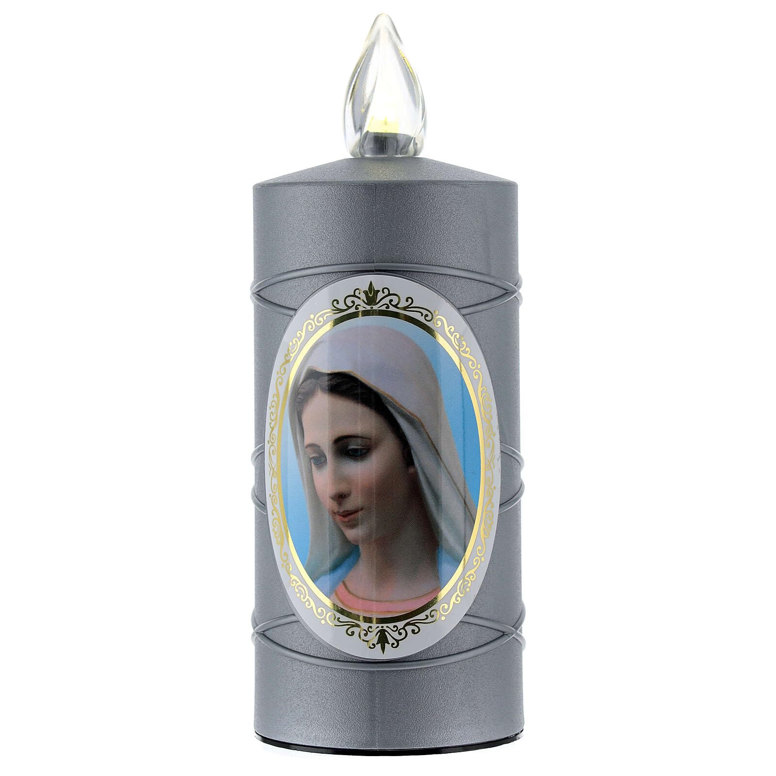 Lumino grigio Madonna Medjugorje fiamma bianca Lumada