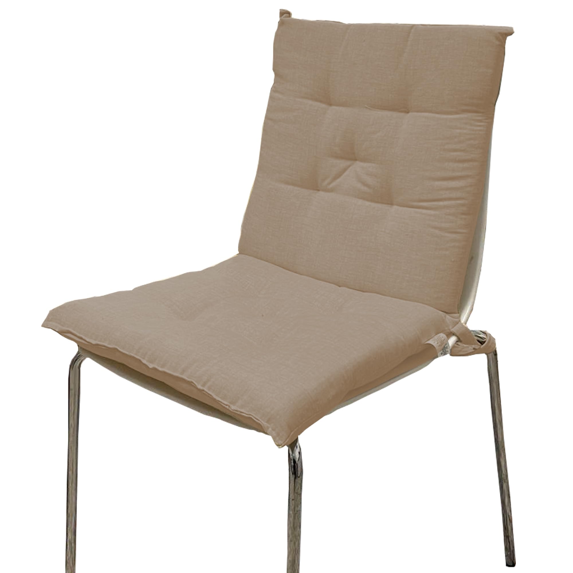 Yadlan Cuscini Sedie Cucina Sagomati, Cuscino Sedia Cucina Singolo, Cuscini Sedie Cucina con Lacci, Peluche Imbottiti Sedie da Sala da Pranzo, Cuscini per Sedie da Giardino Grigio