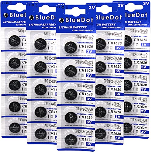 Baterías de Litio CR1620 3V Paquete de 25