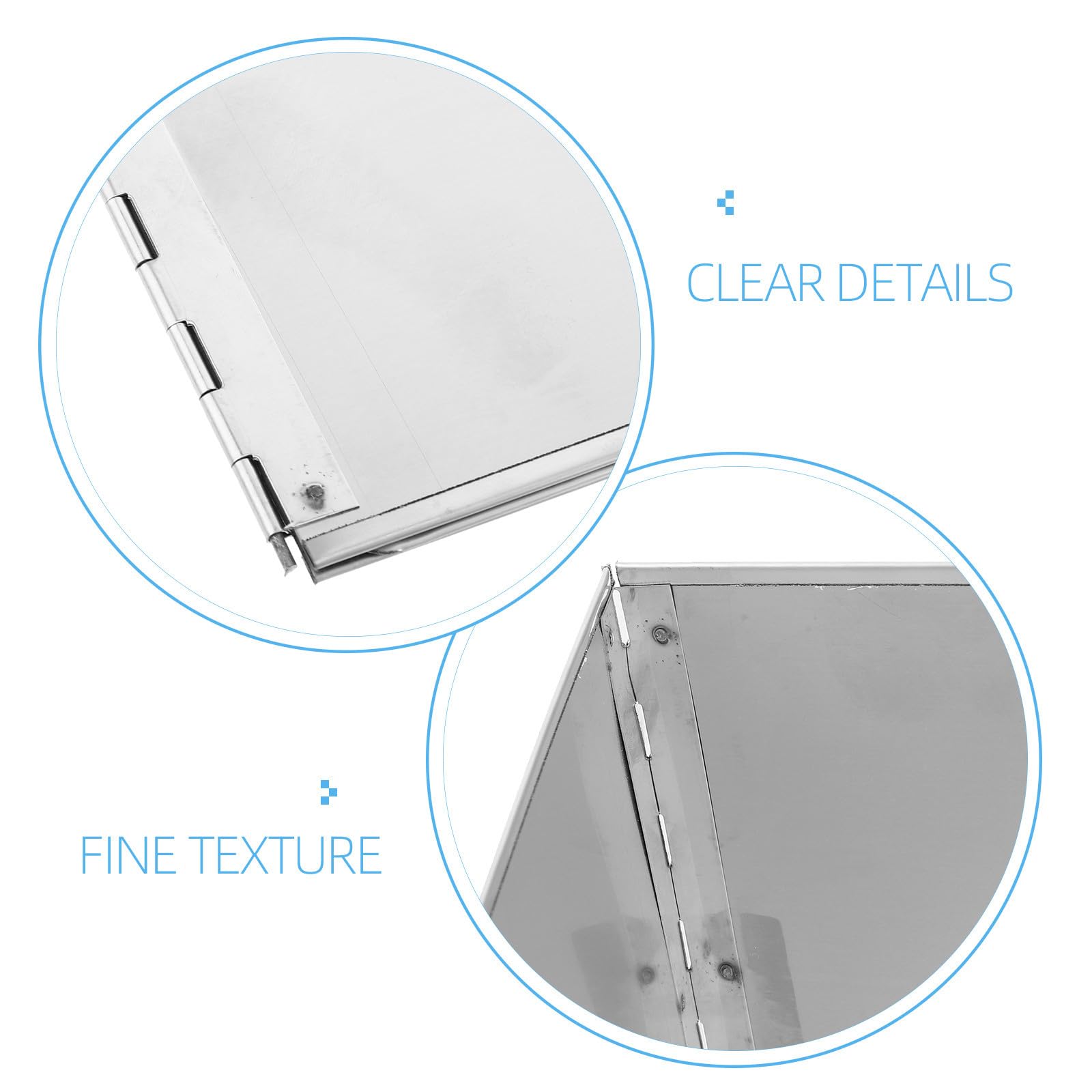 TOYANDONA Protector contra Salpicaduras de Cocina, Placa Protectora de Cocina Plegable de Acero Inoxidable Plata, Resistente al Calor, Fácil Instalación, para Cocinar y Hornear