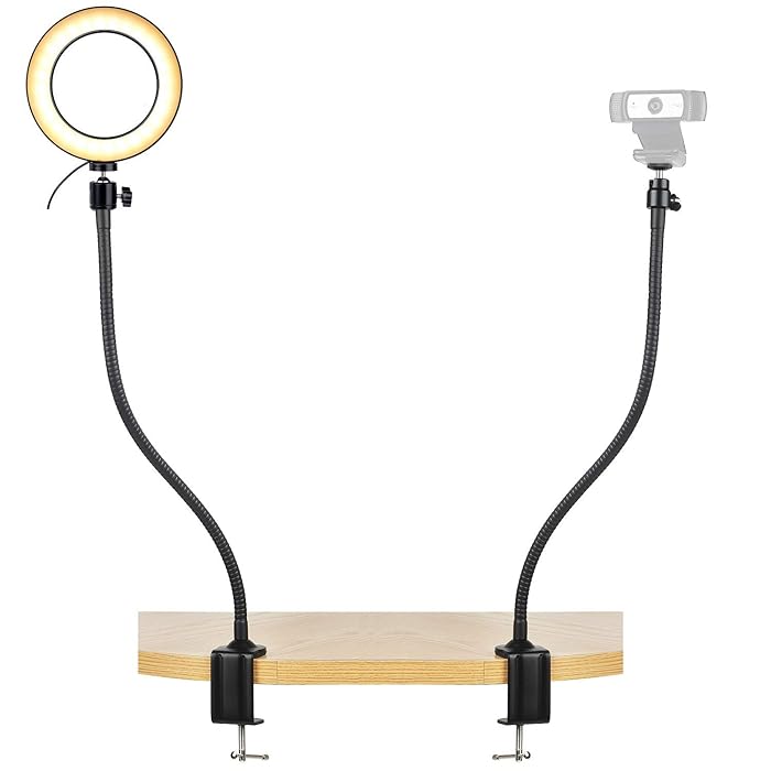 Buy AYIZON cam Streaming Light, cam Stand with 6'' Ring Light