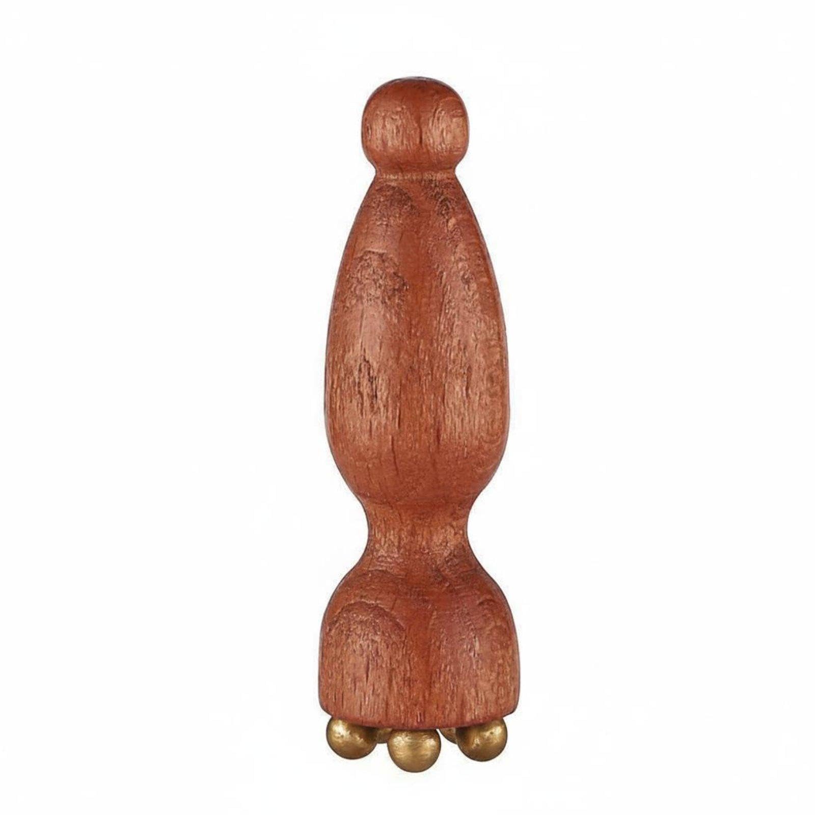 3 Piezas Rodillo de Masaje Rodillo para Pies Herramienta de Reflexología Herramienta de ón Puntual Cuerpo Madera con Detalles de Metal para, 6 piezas
