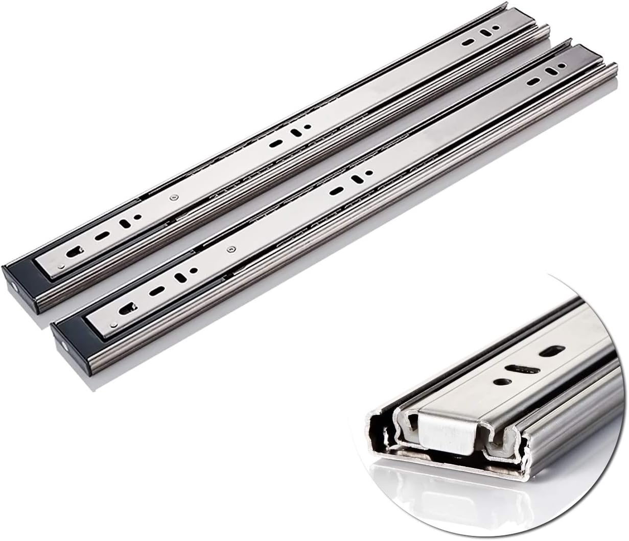 Amazon.co.jp Drawer Ball Bearing Slide Extension Soft Close Slide